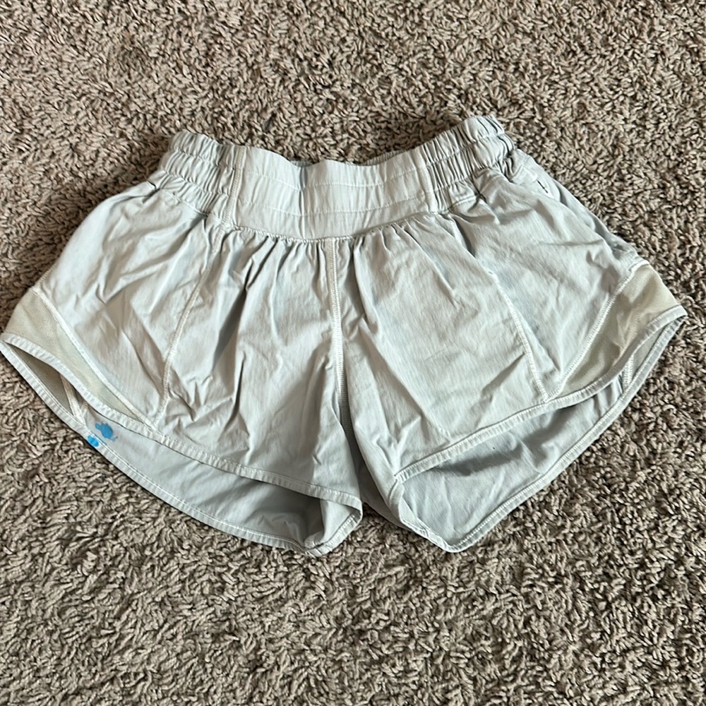 lululemon athletica Light Gray Athletic Shorts